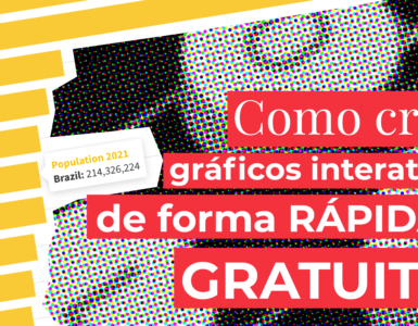 Banner do vídeo Como criar gráficos interativos de forma rápida e gratuita, da Escola.jor